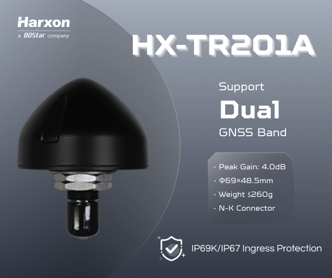 HX-TR201A dual gnss band antenna